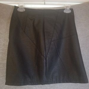 Leather skirt